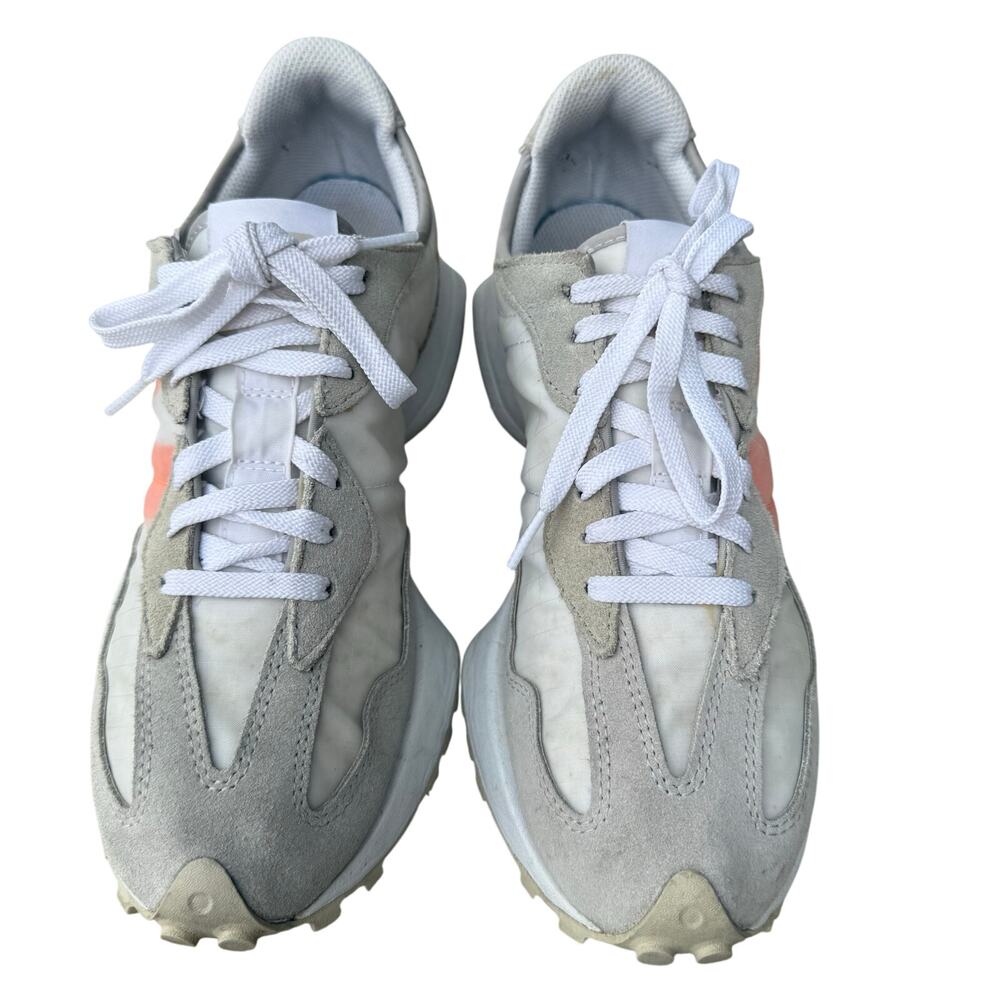 New Balance 327 Rain Cloud/Vibrant Orange Sneakers Women’s Retro - Size 8.5 - Picture 3 of 8